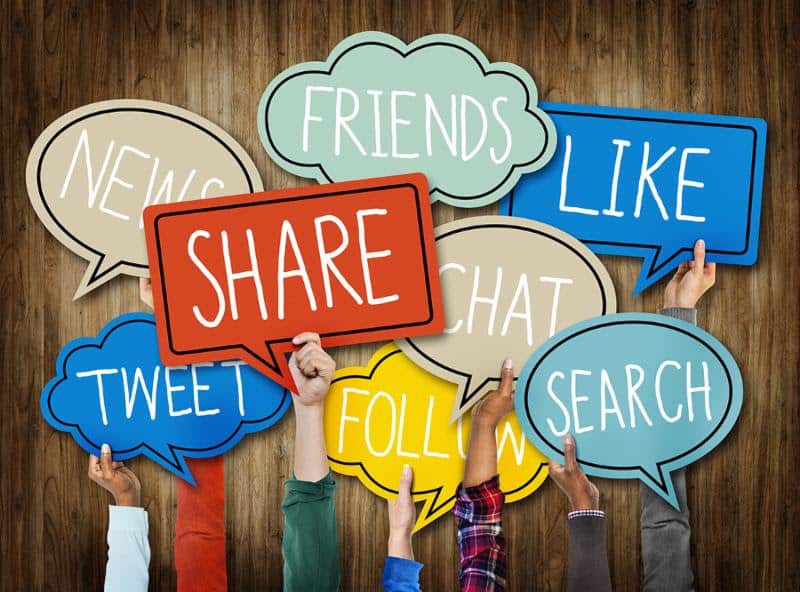 share on social