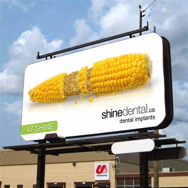 Shine Dental billboard