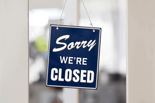 Closed Sign