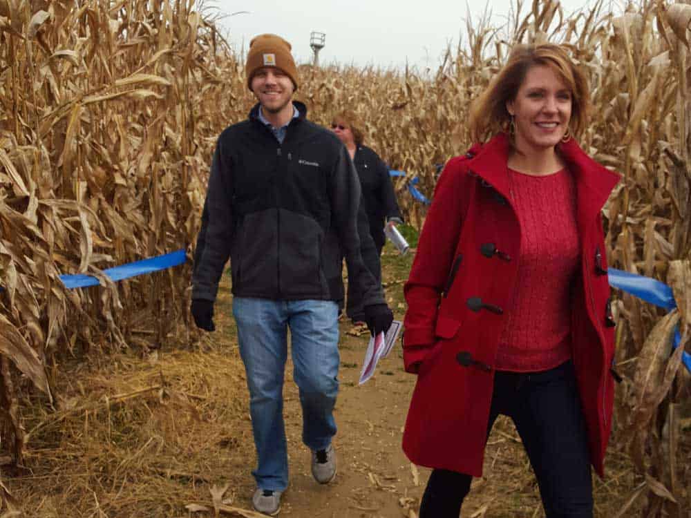 GPM at corn maze - Golden Proportions Marketing