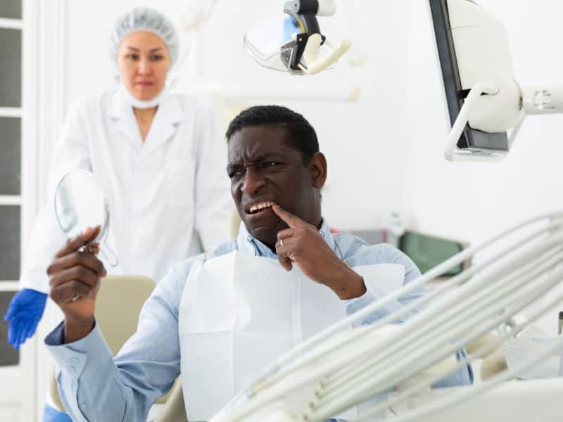 negative dental patient review